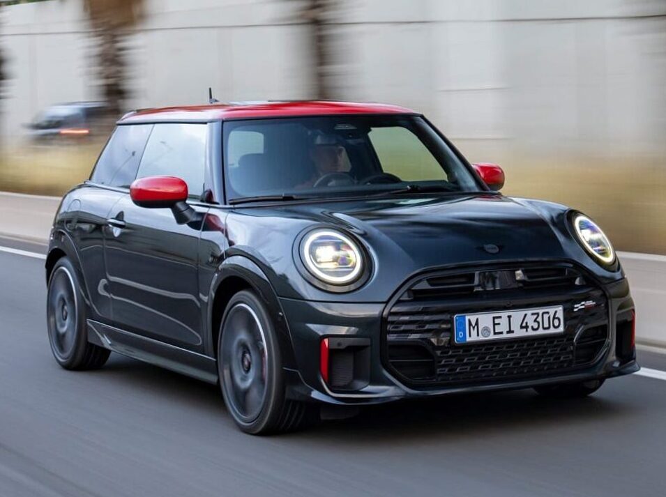 JCW letters are synonymous with performance and sportiness in Mini.